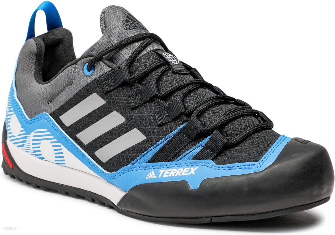adidas Terrex Swift Solo 2 S24011 Core Black Grey Three Blue Rush