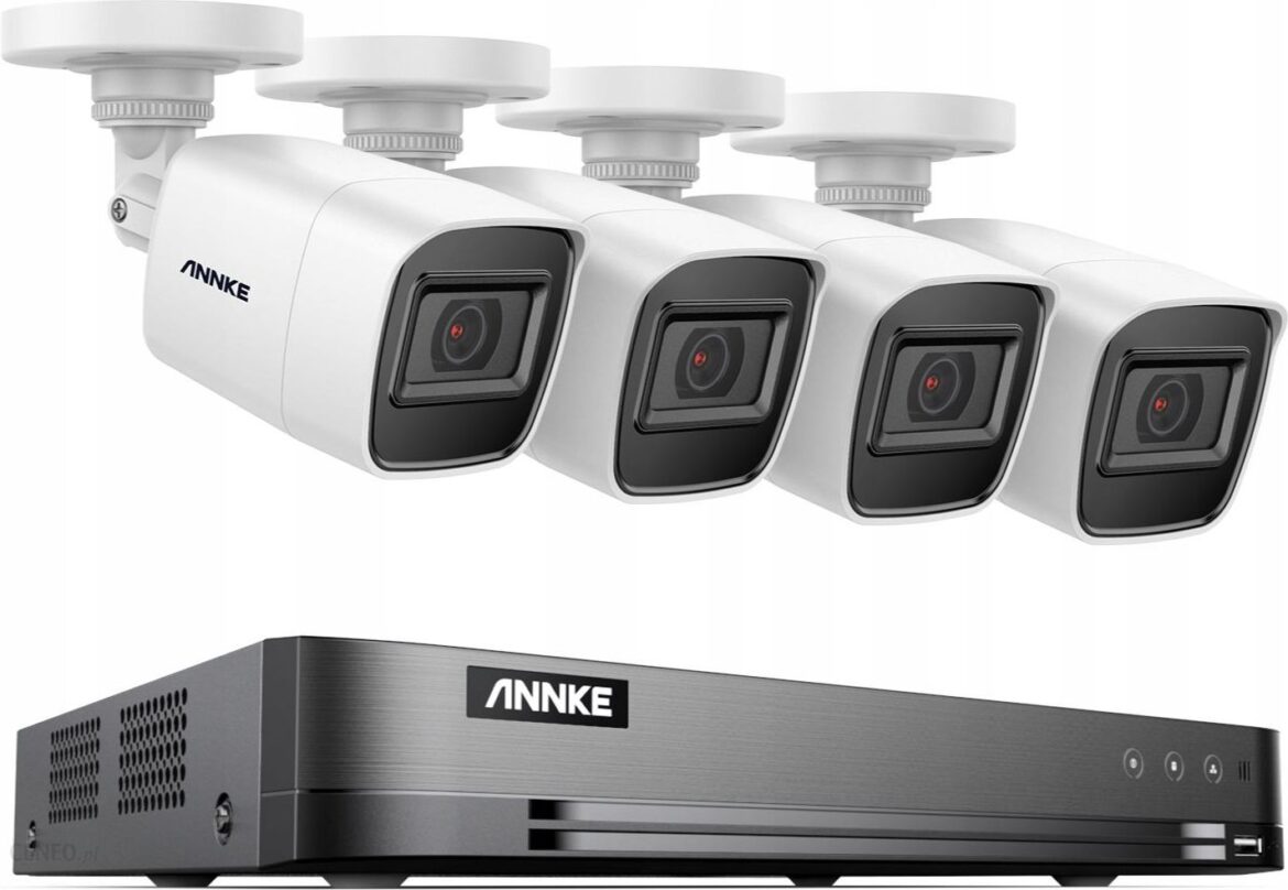 Annke System Kamer Monitoringu 4K Ultra Hd Cctv Aed981Bb0V2R4Bl
