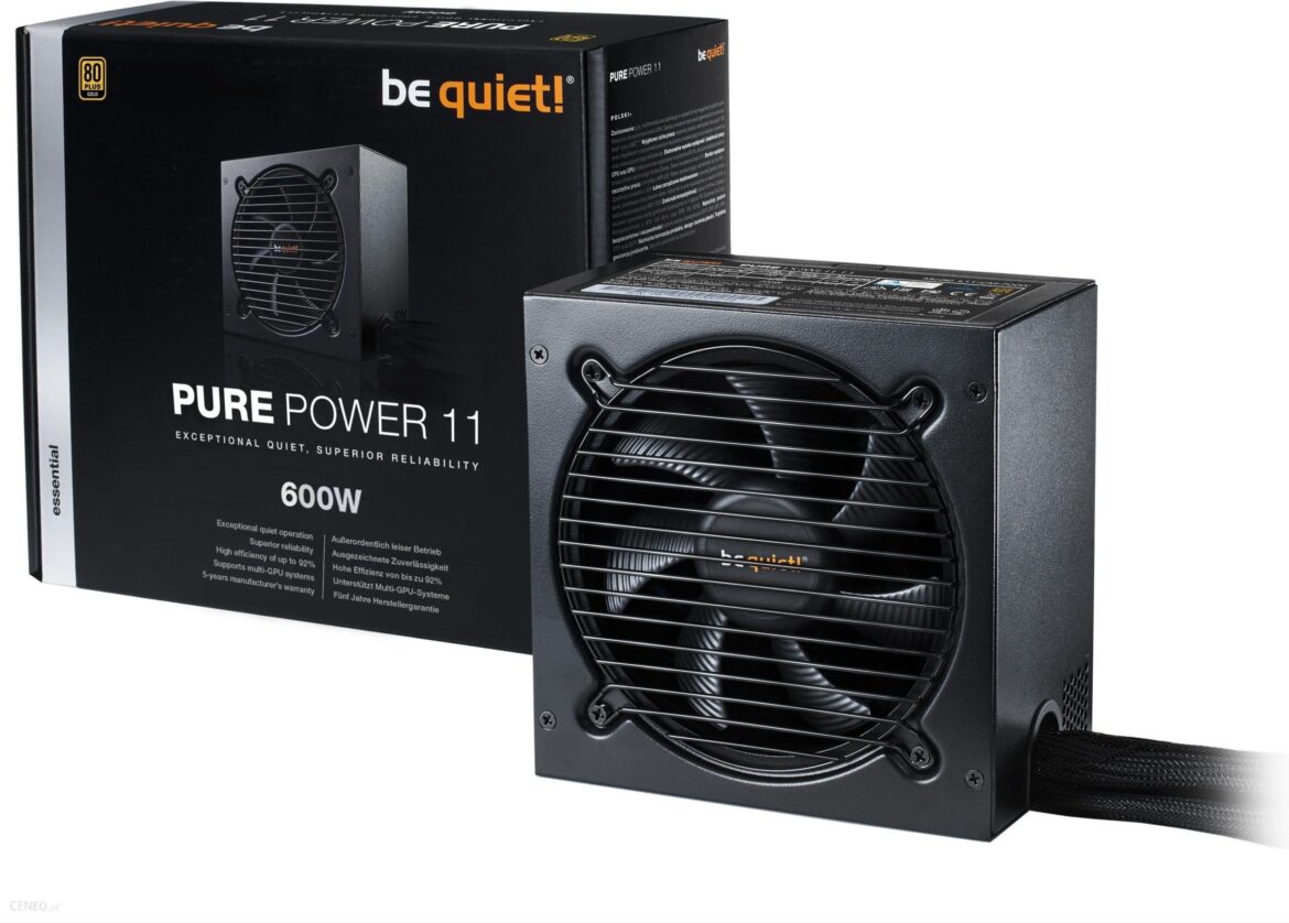 Be Quiet Pure Power 11 600W Atx Bn294