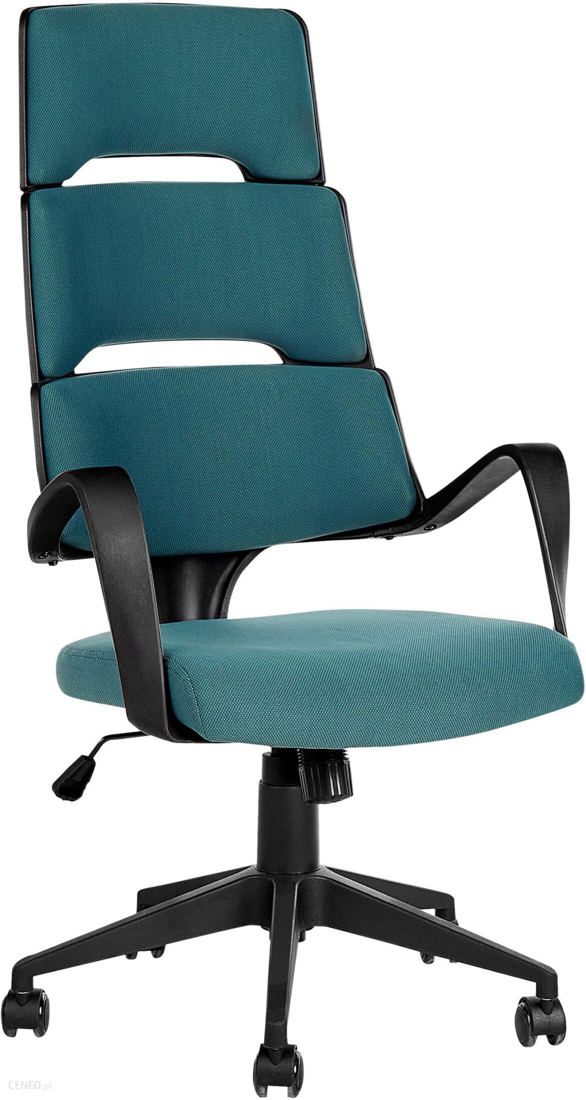 Beliani Krzesło Biurowe Lazurowe Regulacja Wysokości Obrotowe Ergonomiczne Gandiose