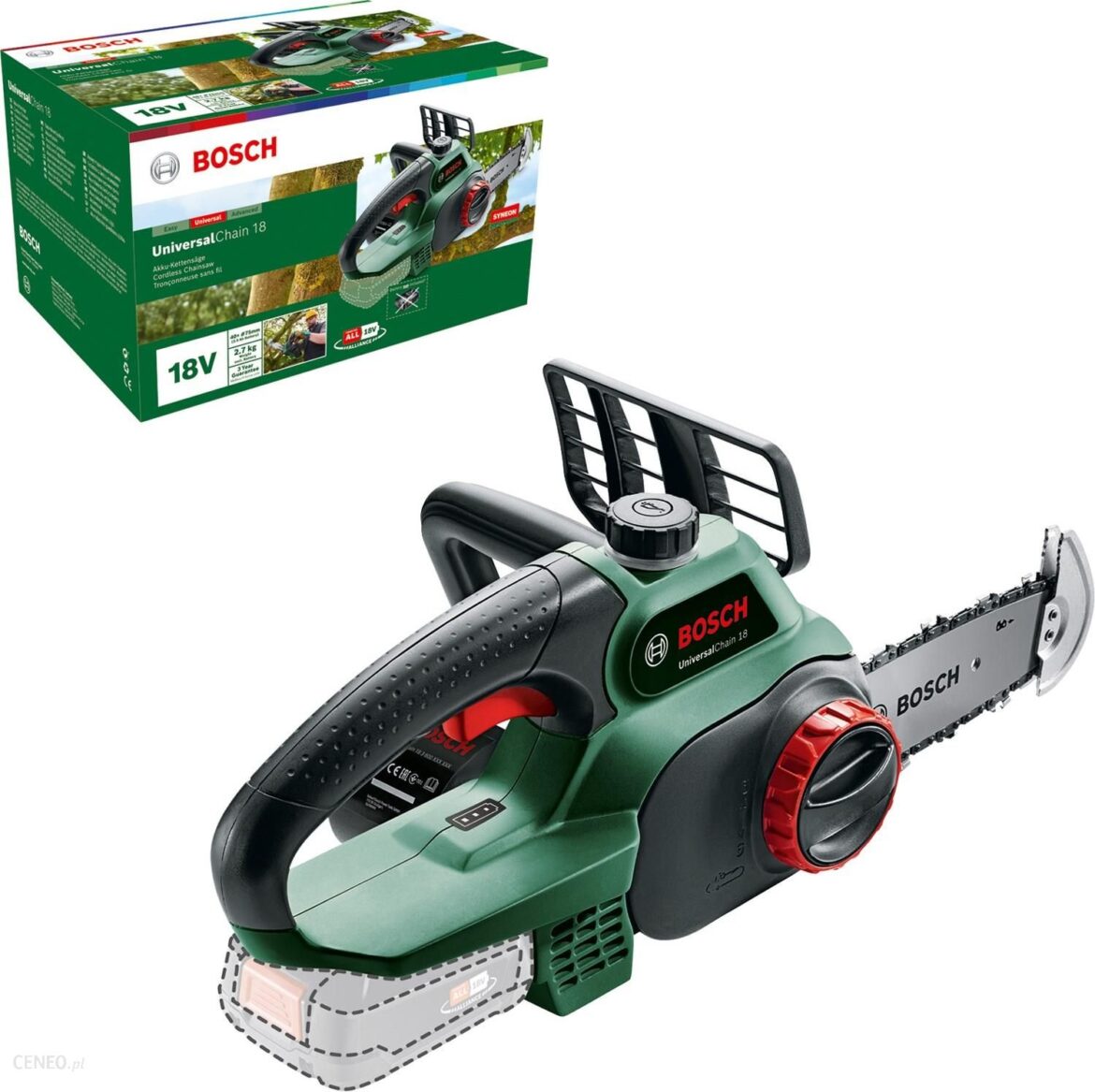 Bosch UniversalChain 18 bez akumulatora i ładowarki 06008B8001