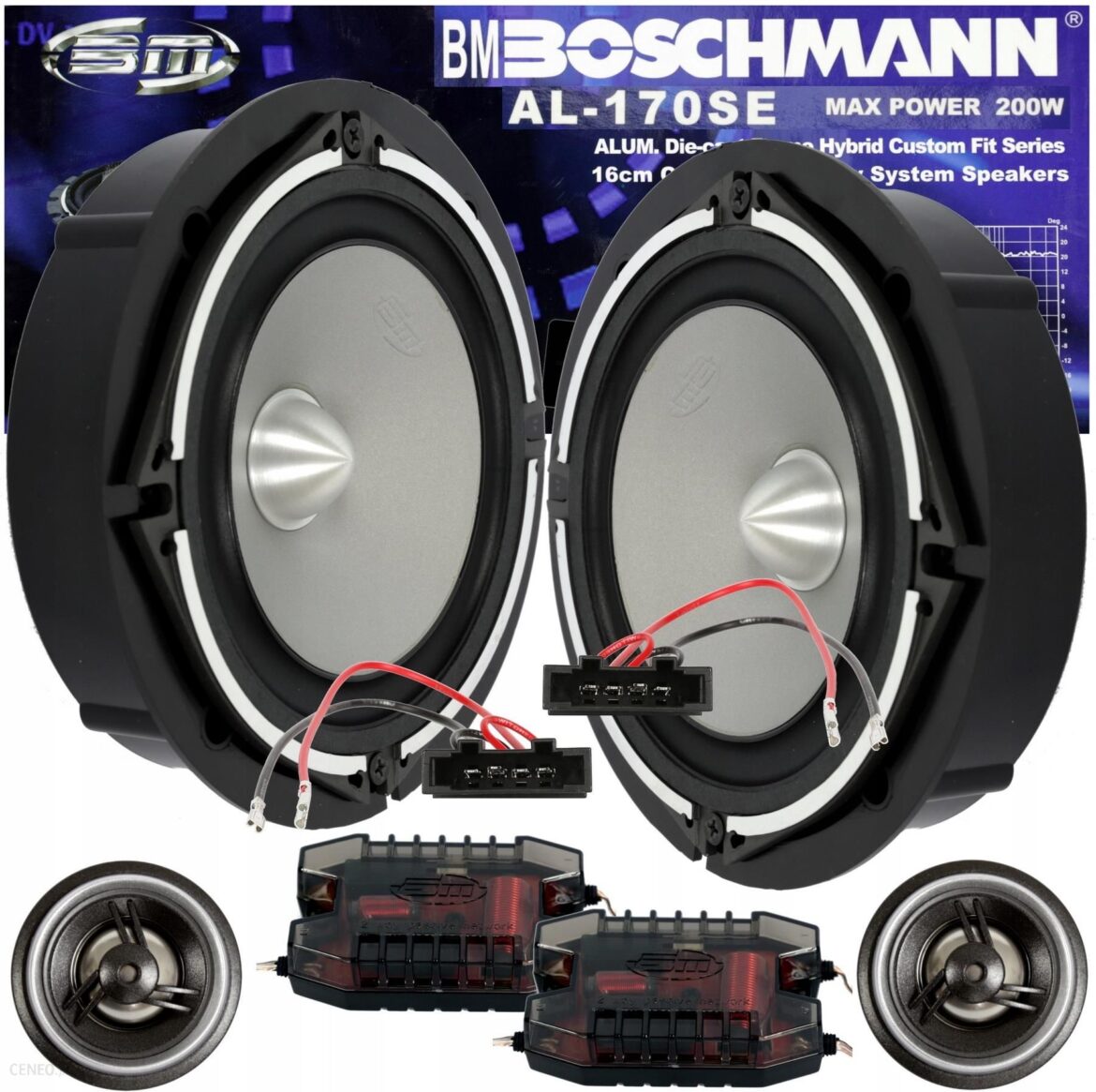 Boschmann Głośniki Vw Golf 4 Passat B5 Przód Tył