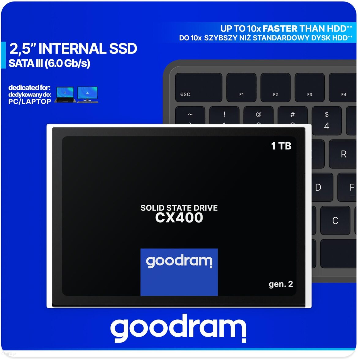 Goodram CX400 1TB 2,5″ Sata3 (Ssdpr-Cx400-01T-G2)