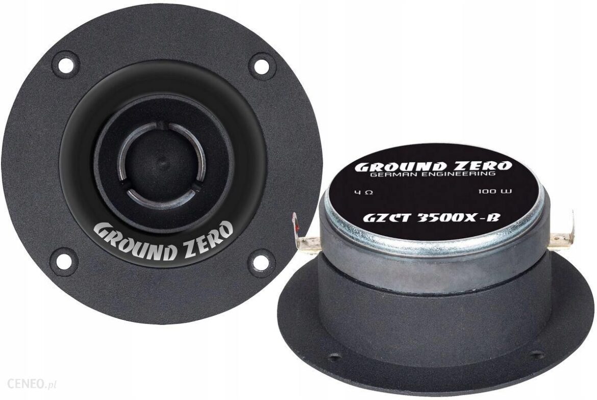 Ground Zero Gzct 3500X-B tweetery 30W Rms / 100W