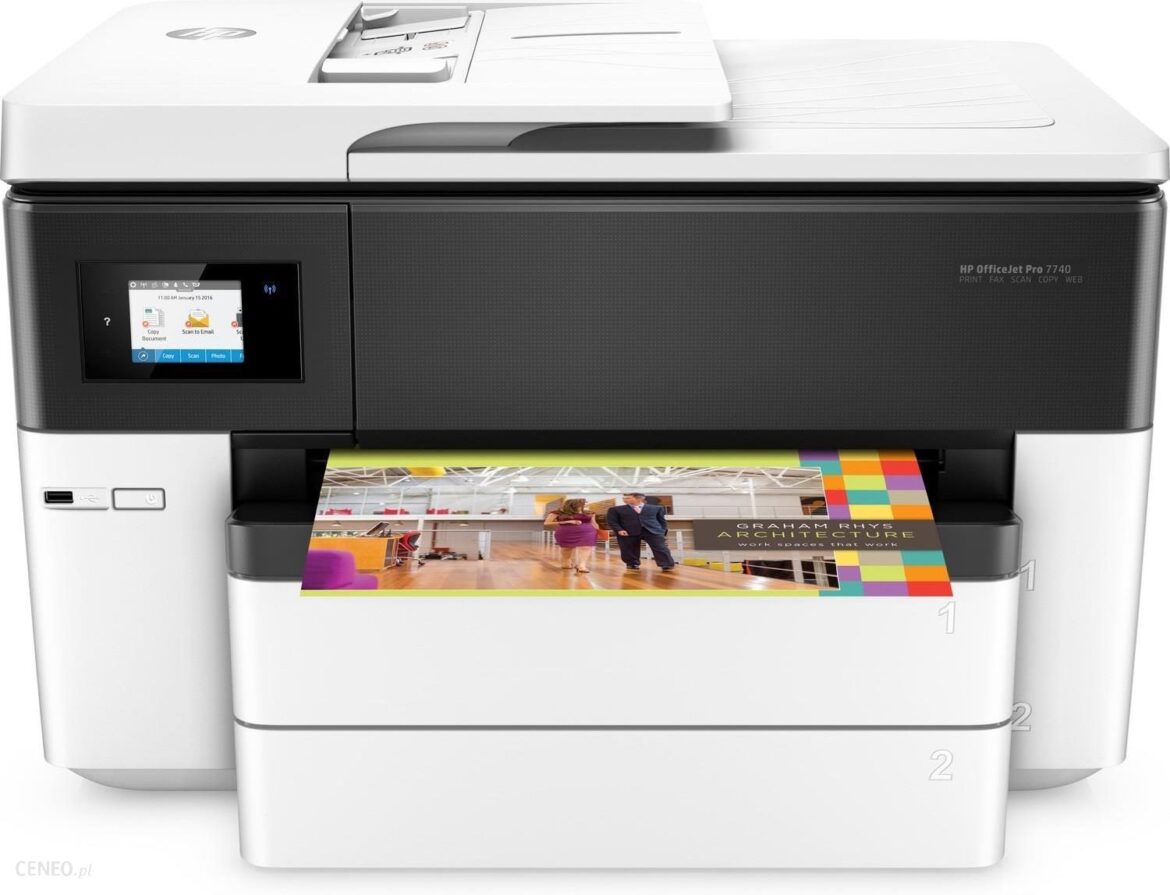 Urządzenie wielofunkcyjne HP OfficeJet Pro 7740 AiO (G5J38A)