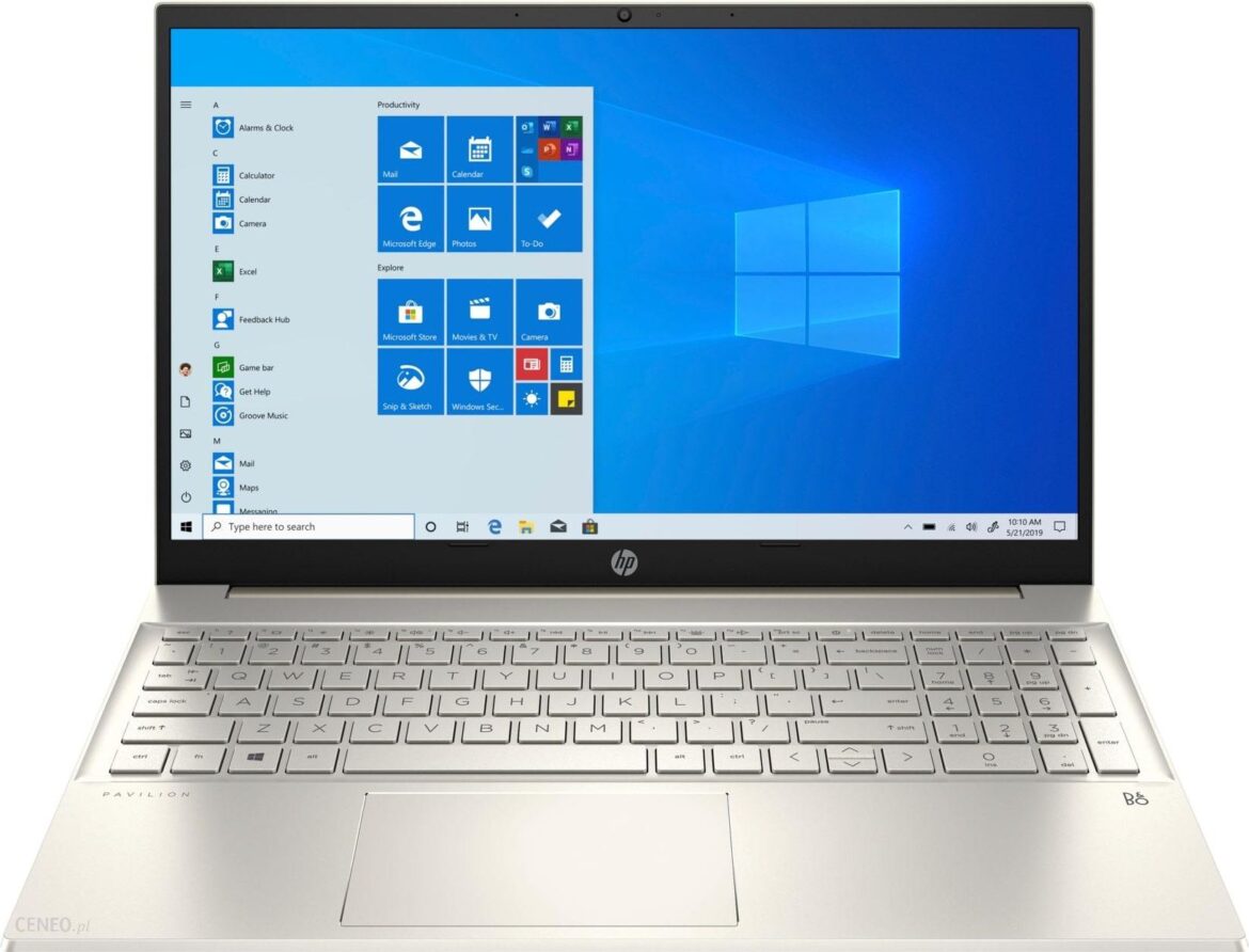 Laptop HP Pavilion 15-eg0010nw Gold 15,6″/i5/8GB/512GB/Win10 (2M0R8EA)