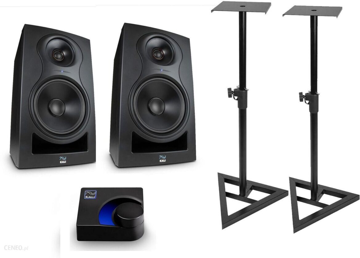 Kali Audio 2x IN8 – monitory studyjne + statywy + kontroler z bluetooth
