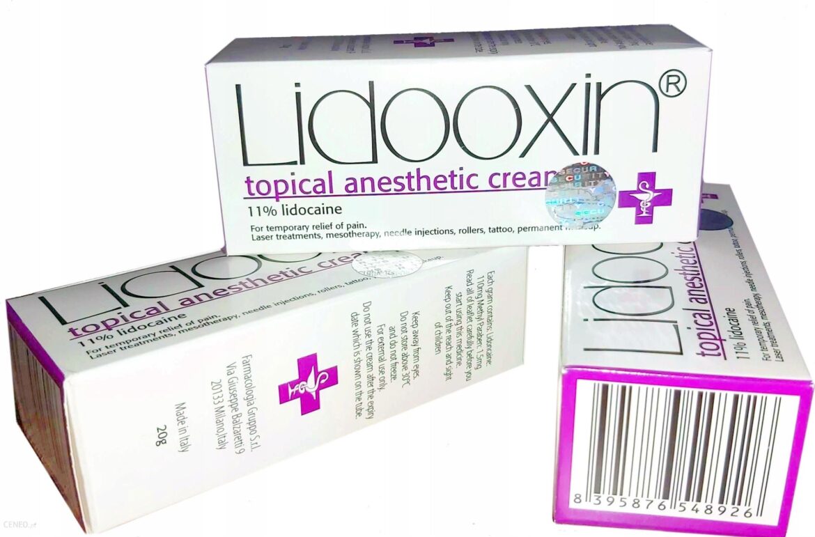 Lidooxin Znieczulenie Lidokaina 11% 20G