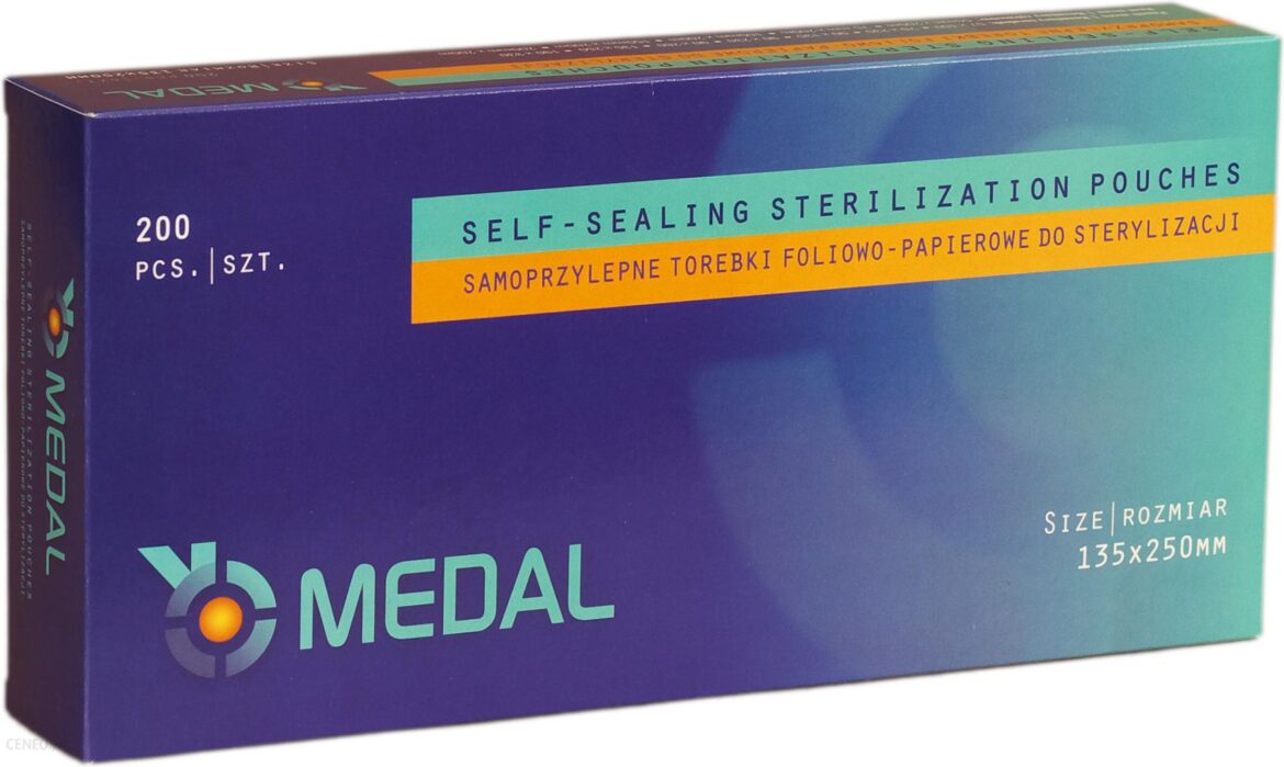 Medal S.C. Medal Samoprzylepne Torebki Do Sterylizacji Różne Rozmiary 200Szt.