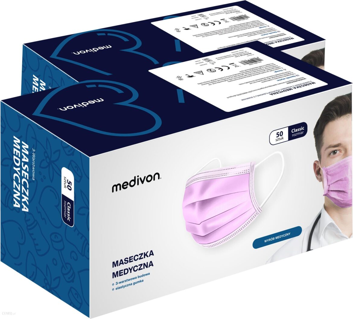 Medivon Maseczka Medyczna Chirurgiczna 100szt. 30%