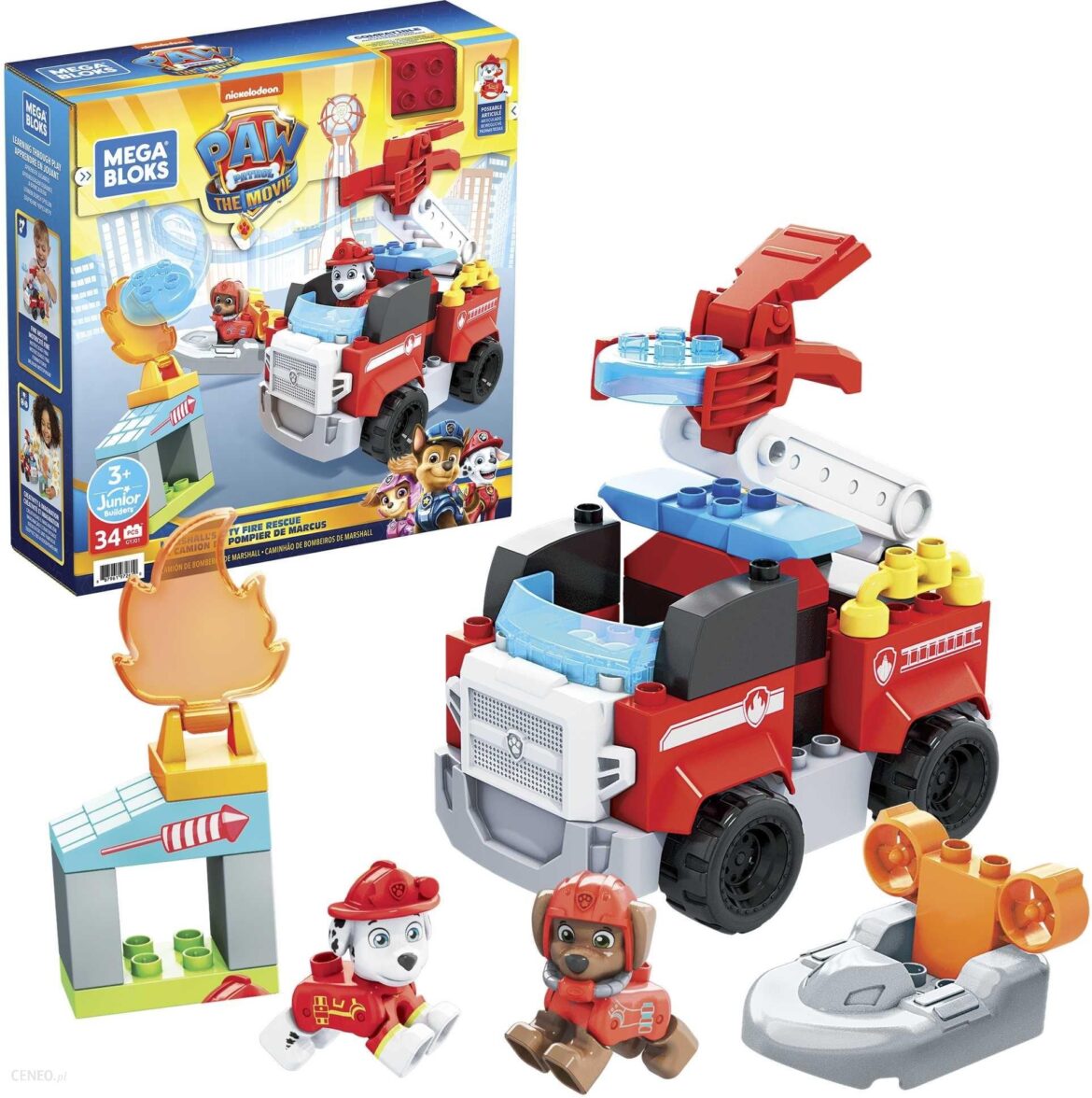 Mega Bloks Psi Patrol Wóz Strażacki Marshalla Zestaw GYJ01