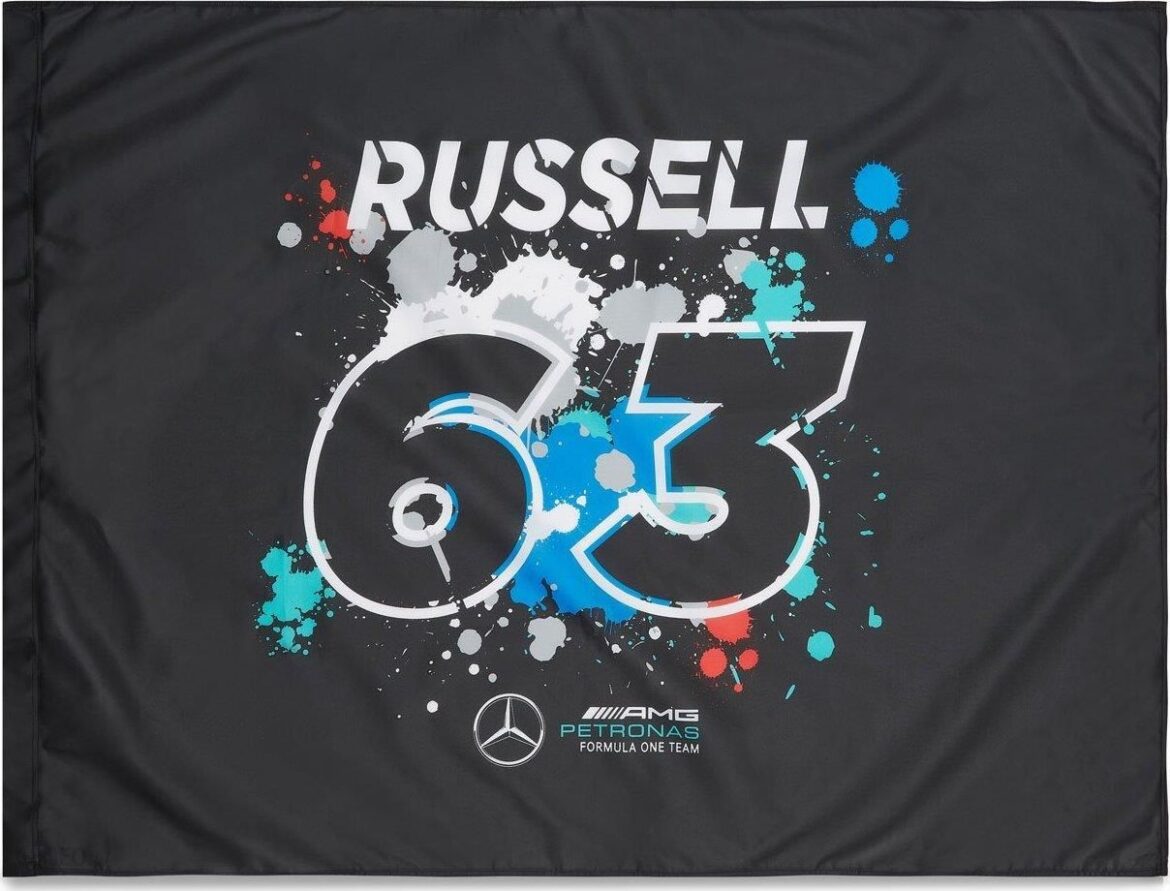 Mercedes Amg Petronas F1 Team Flaga Bez Masztu Russell 63 2022