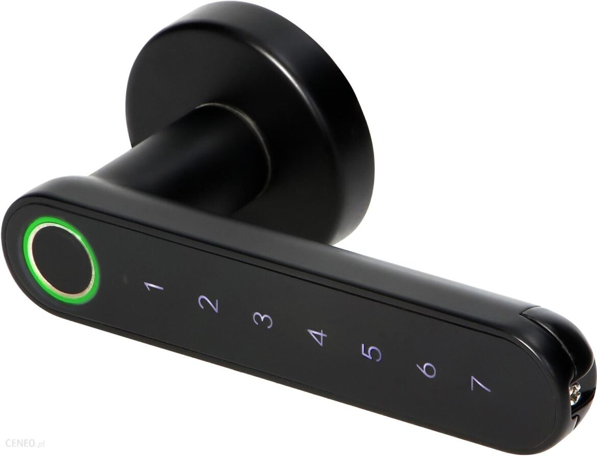 Orno Klamka Szyfrowa Or-Zs-853/B Z Klawiaturą Dotykową I Bluetooth Nikiel
