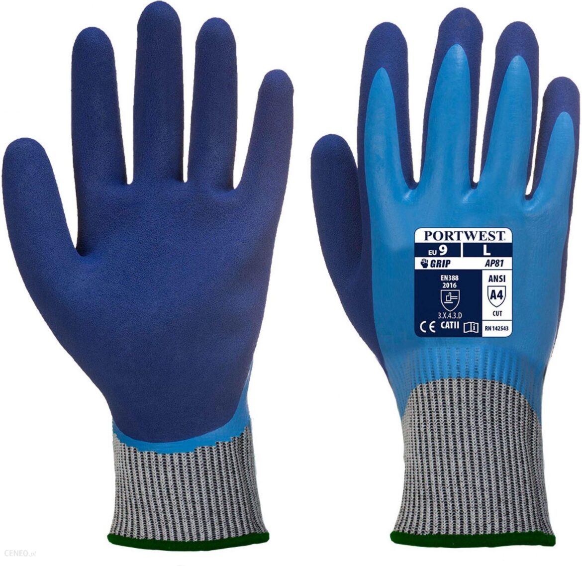Portwest Rękawica Antyprzecięciowa Liquid Pro Hr Ap81 Niebieski S