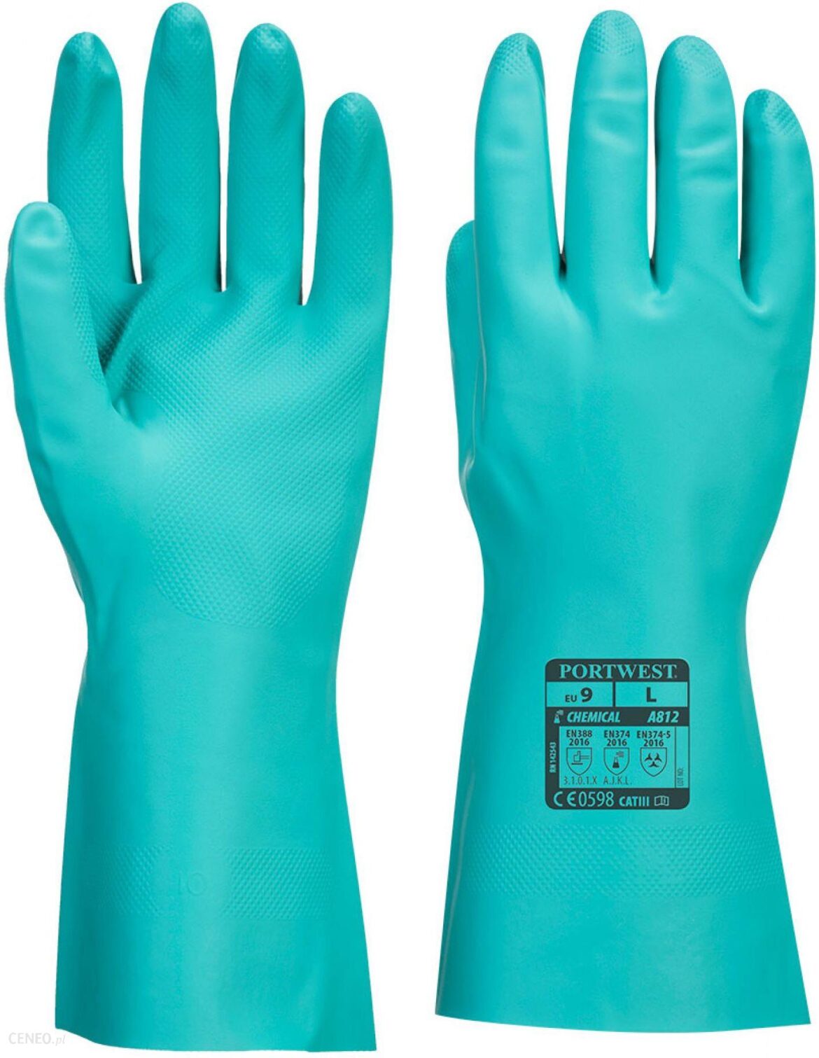 Portwest Rękawica Chemiczna Nitrosafe Plus A812 Zielony Xl