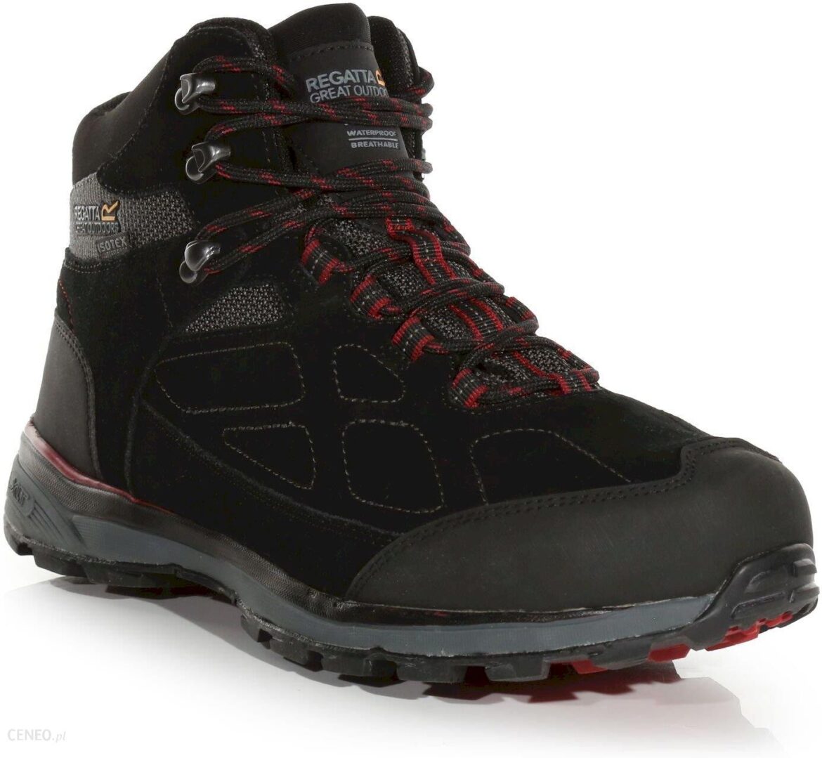 Regatta Great Outdoors Samaris Suede Czarny RMF575QDD