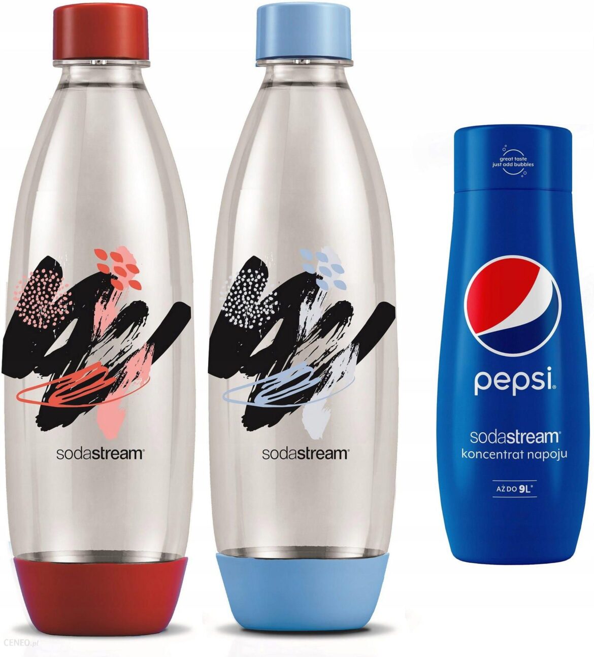 Sodastream Butelka Fuse 1L 2szt. + Syrop Pepsi