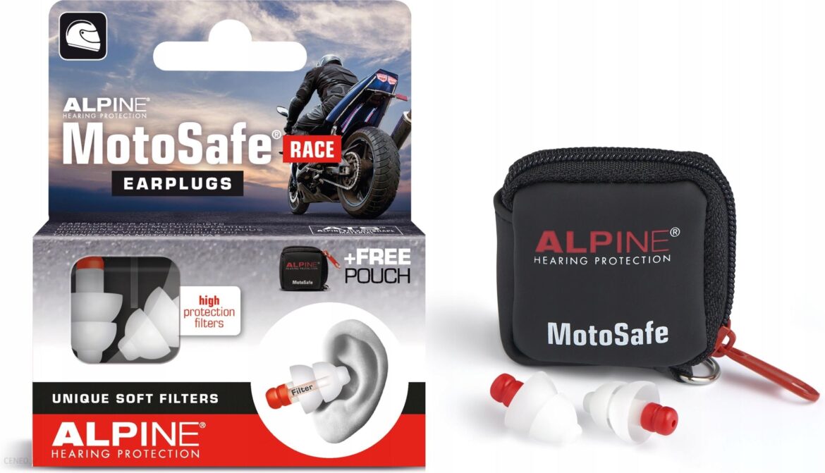 Sportowe Stopery Zatyczki Alpine Motosafe Race