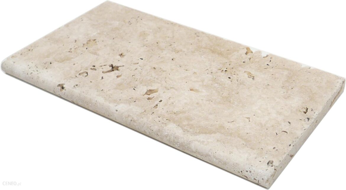 Stopnica schodowa trawertyn Ivory Antique Trep UF/H 33cm x 61cm x 3cm