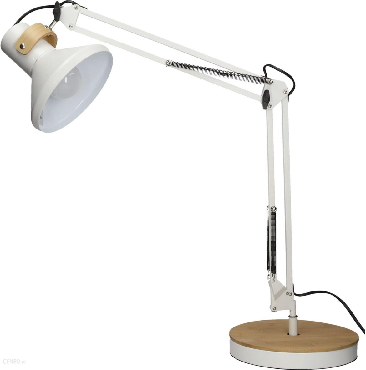 Unilux Lampa Biurowa Biała Baya Bamboo Led