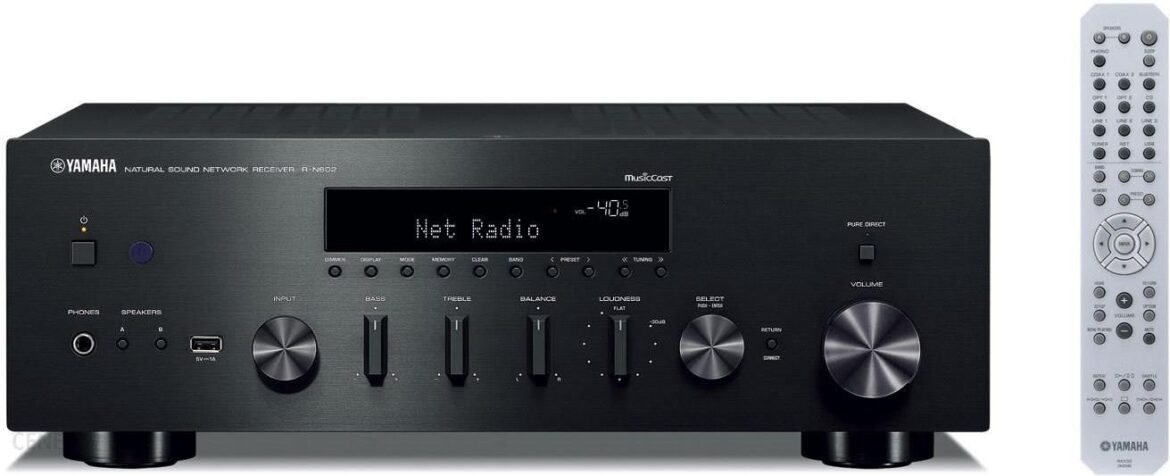 Amplituner Yamaha MusicCast R-N602 Czarny