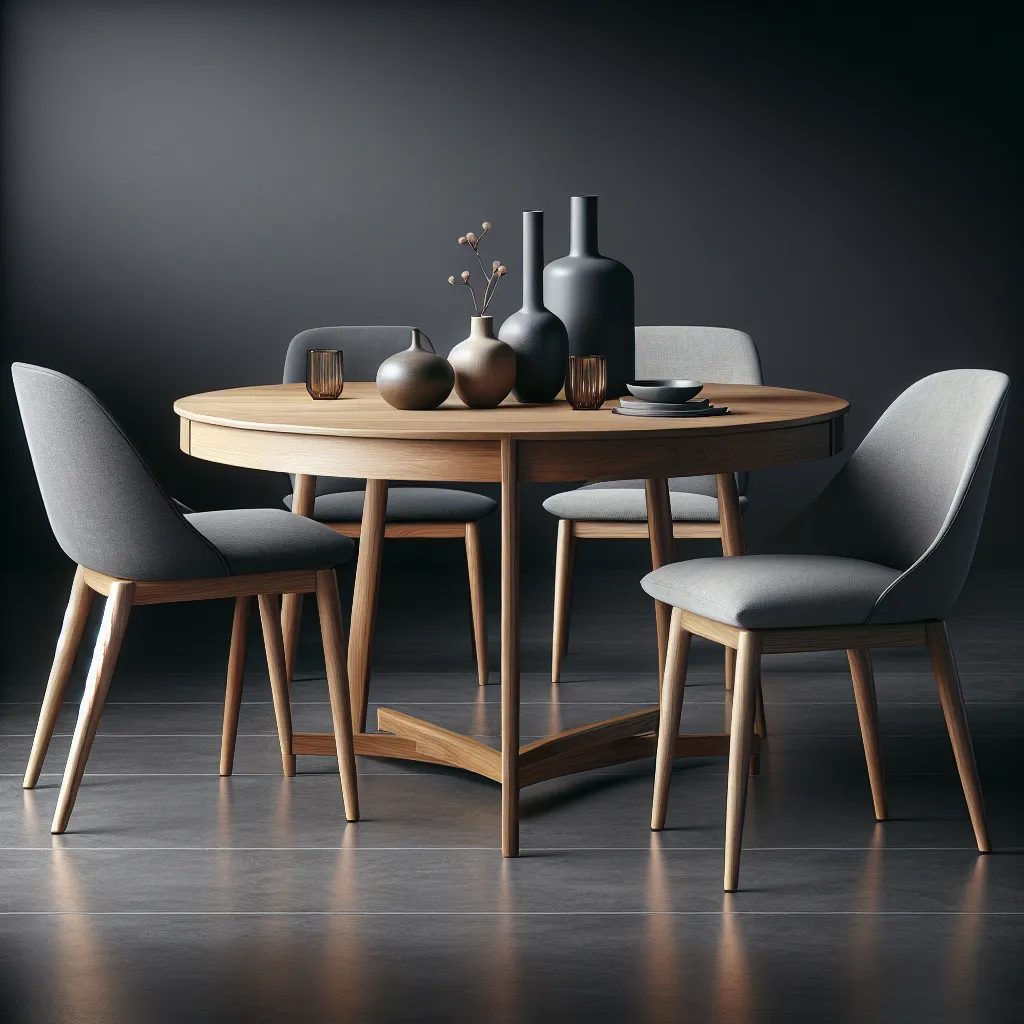 Eleganckie stoły jadalniane z drewna – aranżacje i inspiracje